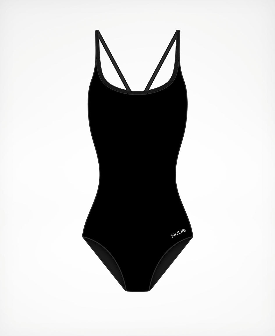 HUUB Soundwave Costume – Reversible women’s swim costume, Ruth Astle design, Carvico chlorine resistant, performance.