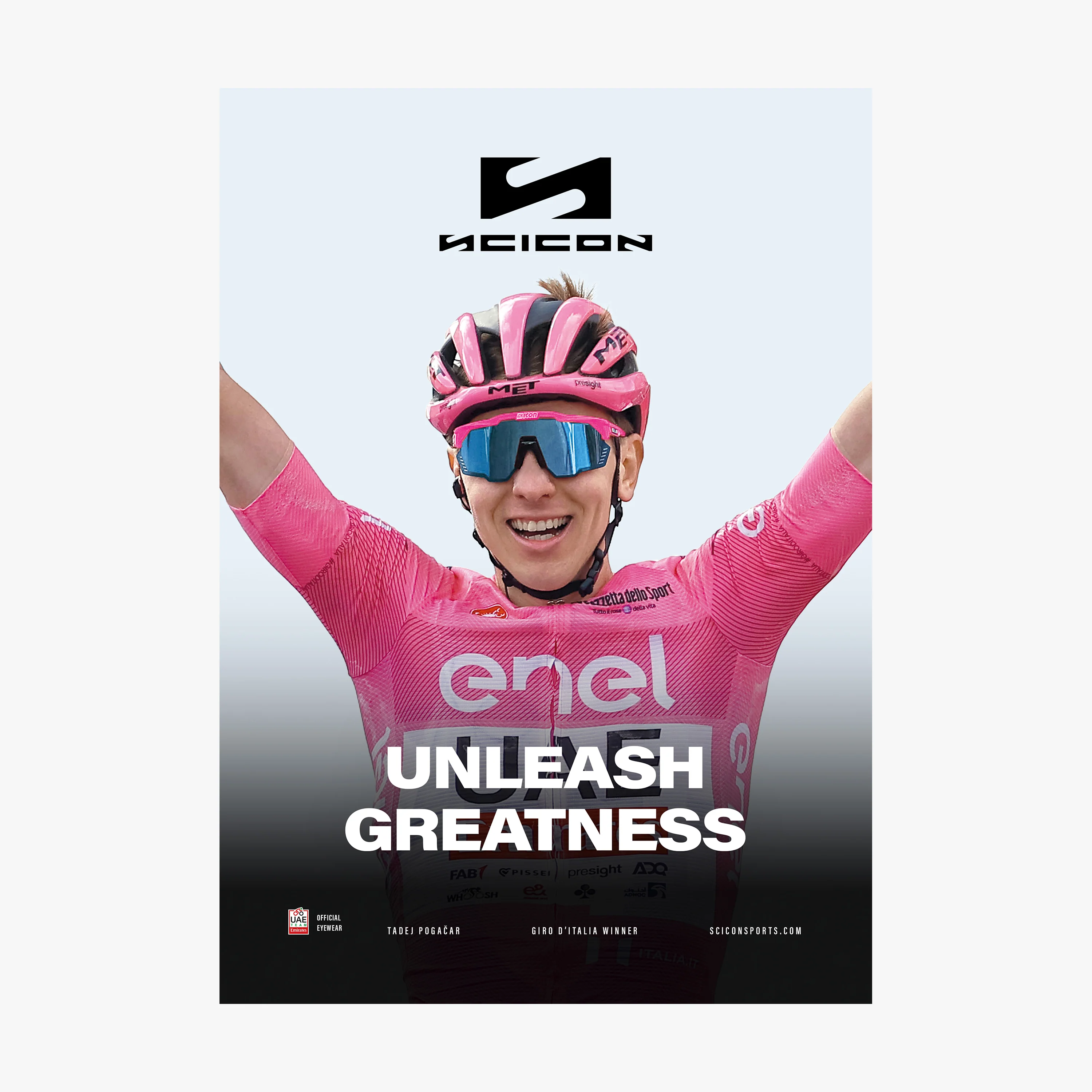 Pogačar Fabric Banner – Limited Edition Champion Series