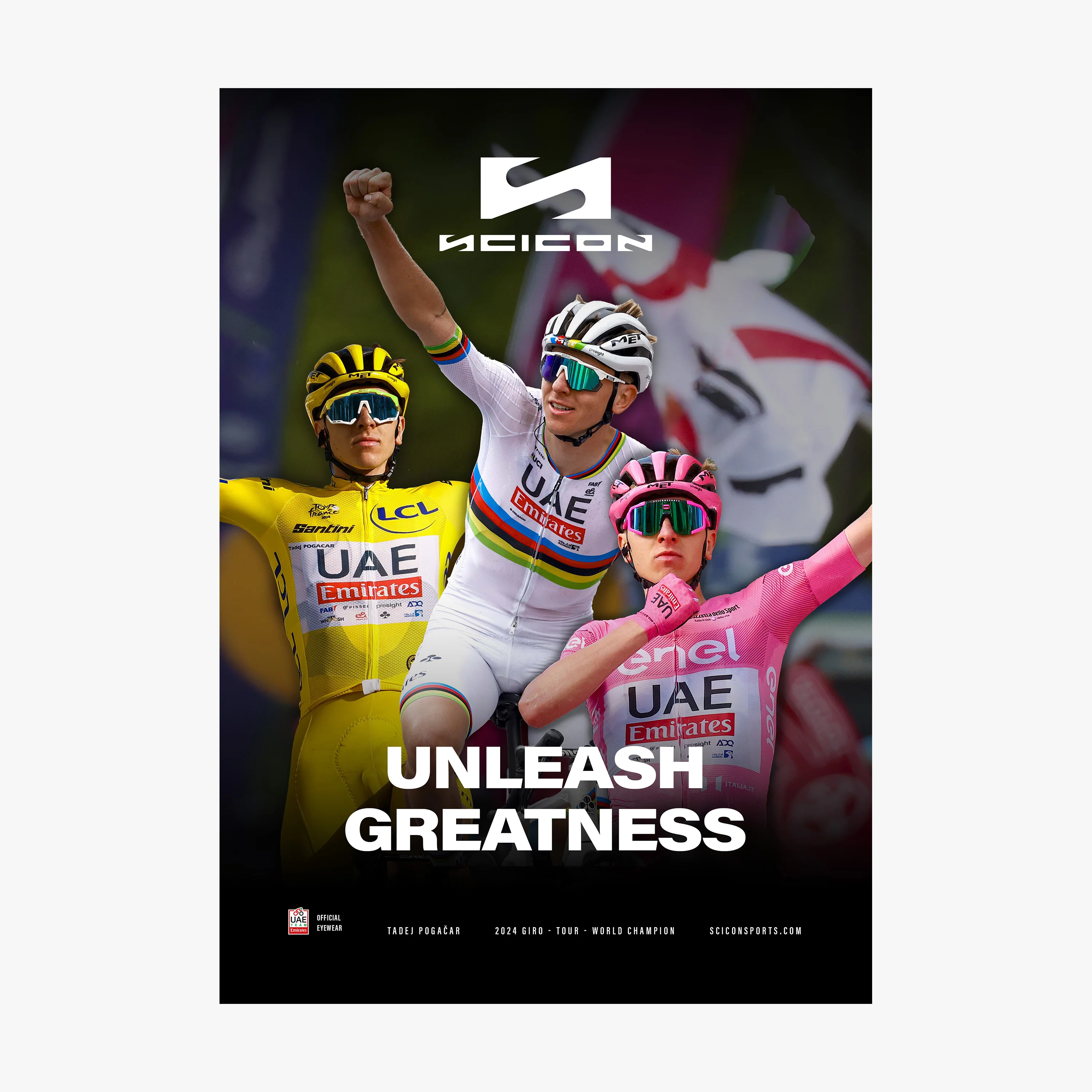 Pogačar Fabric Banner – Limited Edition Champion Series