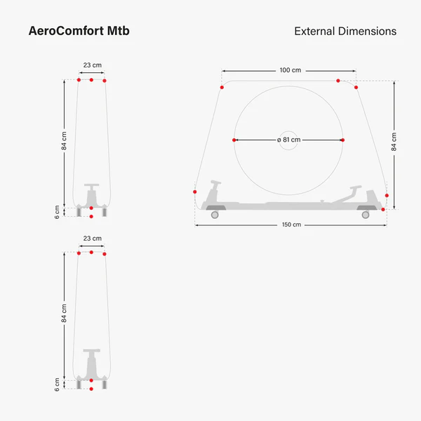 Aerocomfort MTB Bike Travel Bag