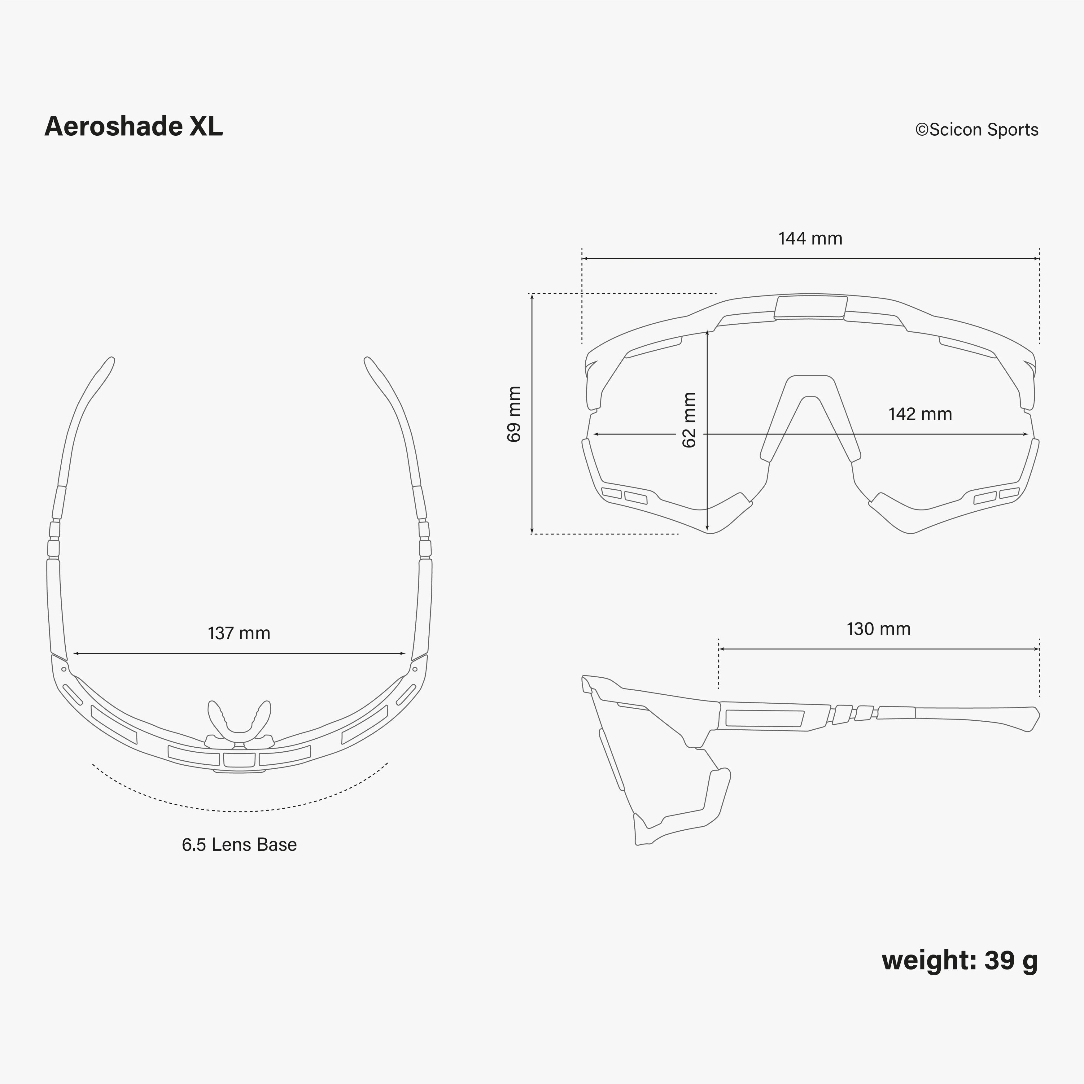 AEROSHADE XL – High-Performance Sport Sunglasses