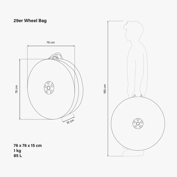 MTB 29er Single Wheel Bag