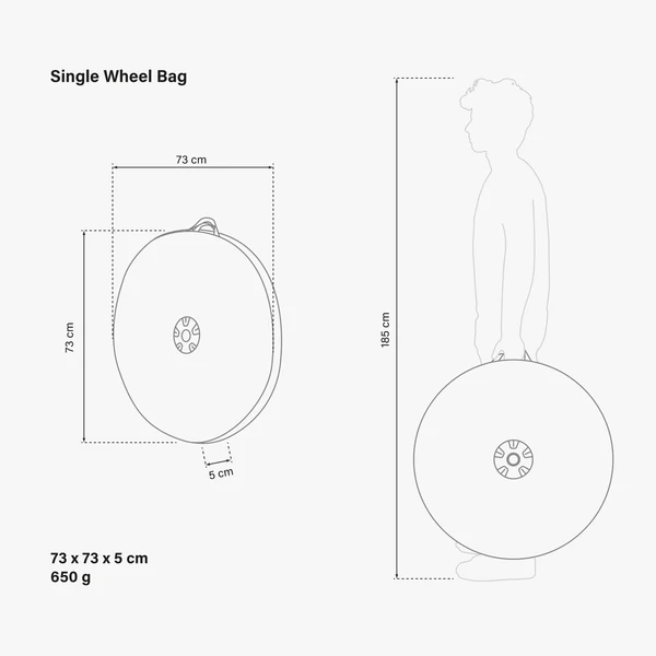 Protective Single Wheel Bag