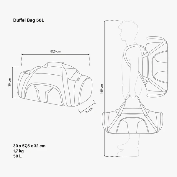 50-Liter Duffel Bag