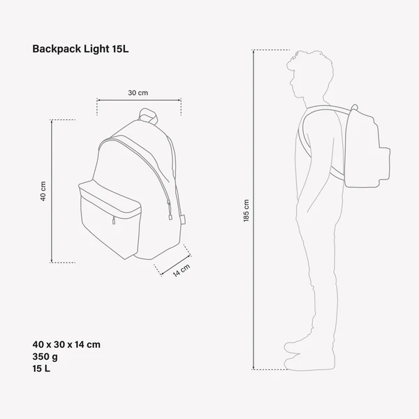 Lighweight Backpack 15L