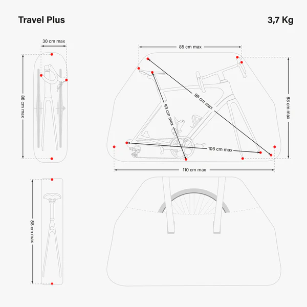 Soft Bike Travel Bag – Travel Plus