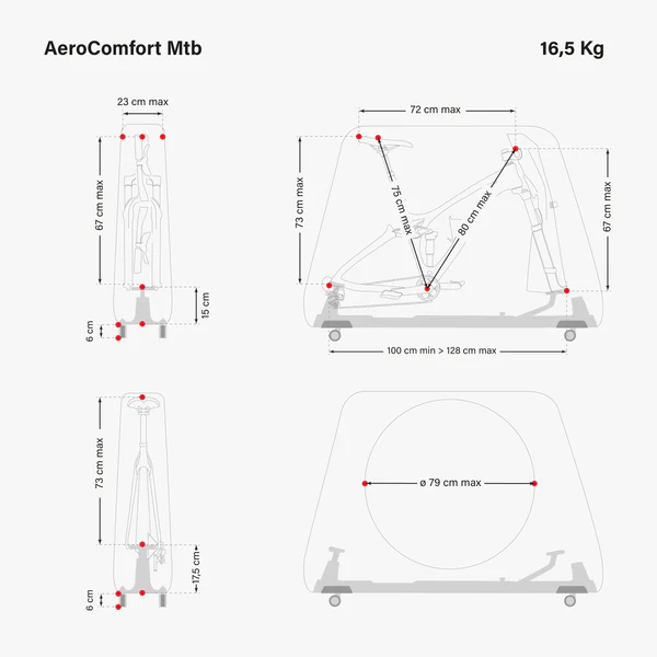 Aerocomfort MTB – Mountain Bike Travel Bag